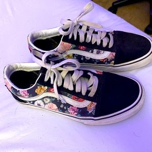 Black vans size 8 women